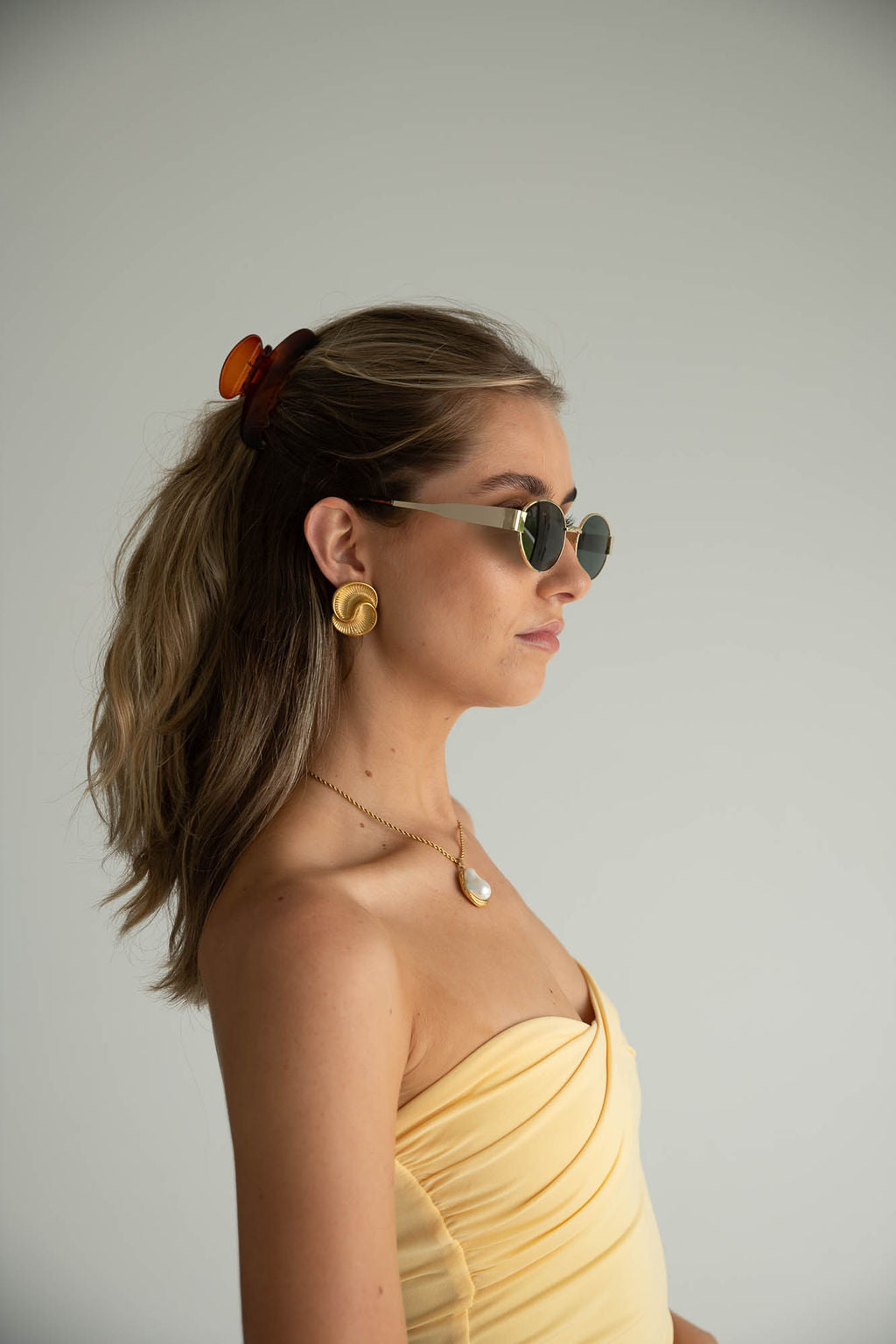 Isla Sunglasses - Gold Green