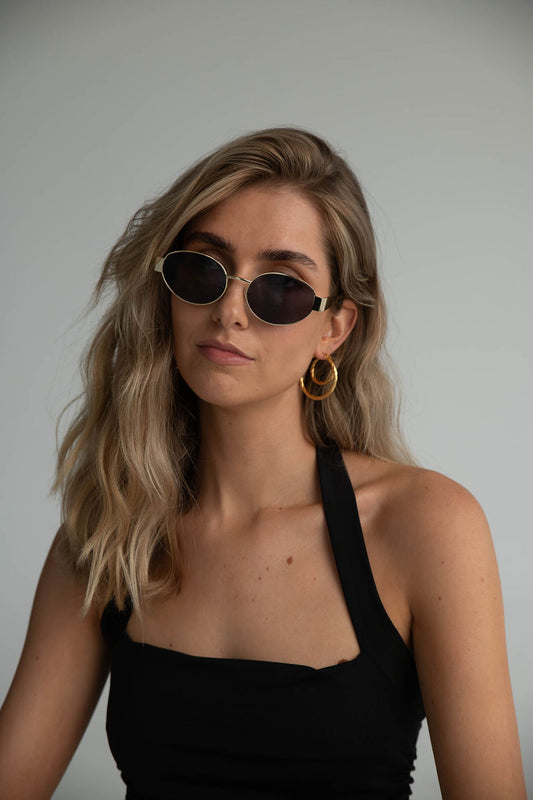 Isla Sunglasses - Gold Grey